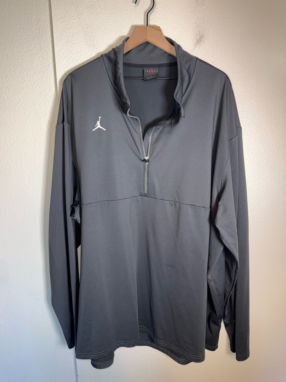 AIR JORDAN quarter zip athletic streetwear oversized pullover sweatshirt 3XL